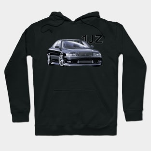 jZX100 TRD vip black CHASER MARK II tOYOTA Drift 1jz street car VERTEX KIT Hoodie